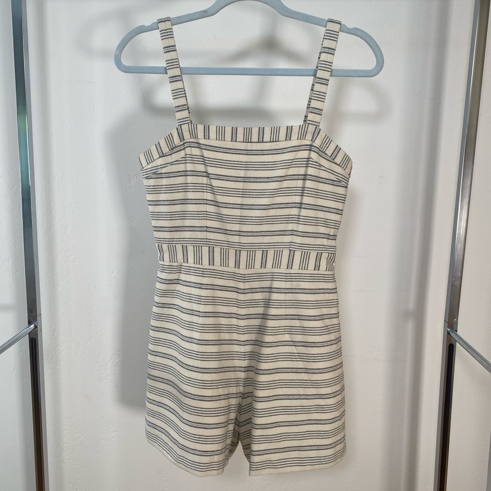 Striped Romper - Paper Crown